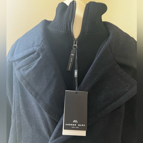 NWT Danton Melton Peacoat by Andrew Marc - Picture 9 of 15